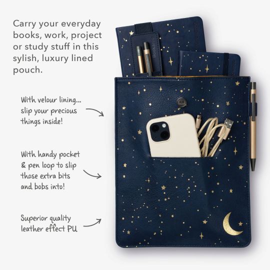 Estuche para Libretas Moon and Stars