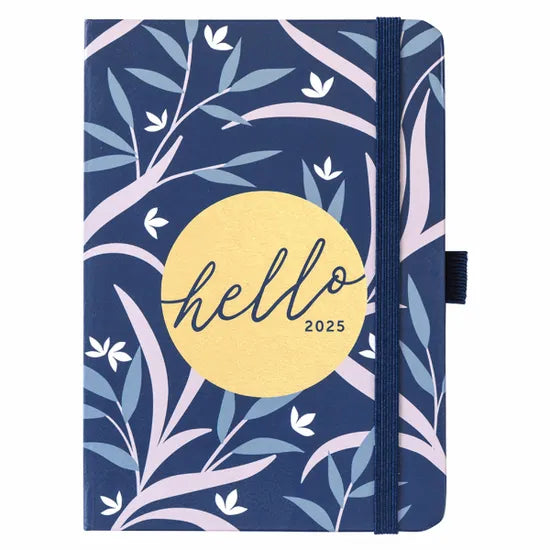 Agenda 2025 Navy Floral 12 Meses