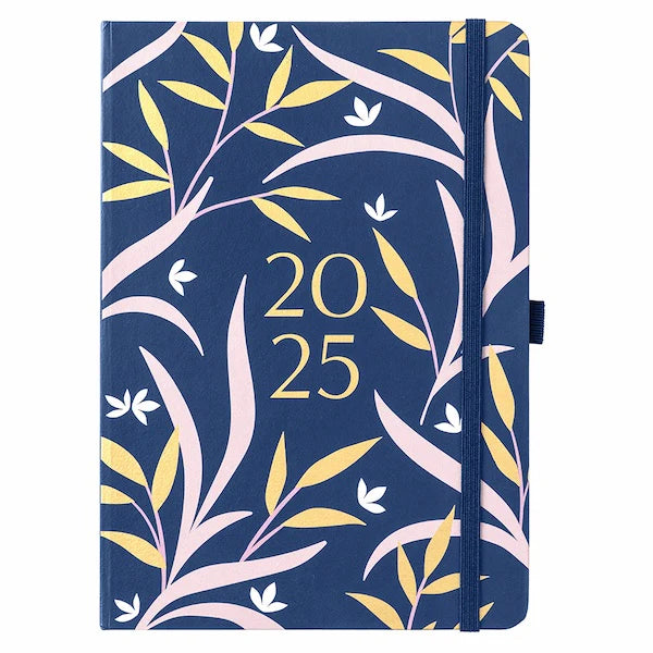 Agenda 2025 Navy Floral 12 Meses