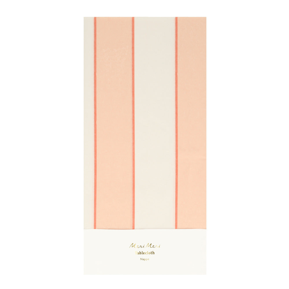 Mantel Peach Stripes