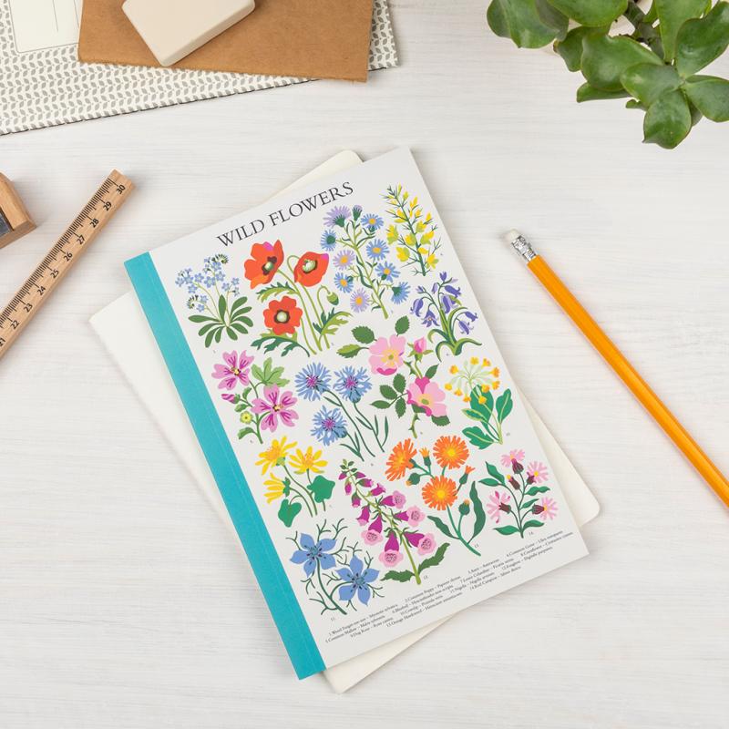 Libreta Mediana Wild Flowers