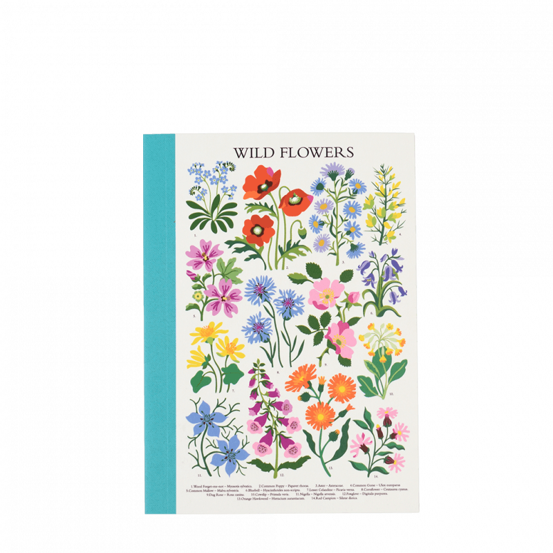 Libreta Bolsillo Wild Flowers