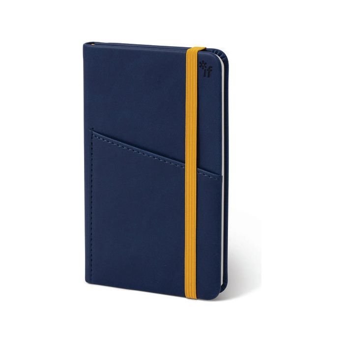 Libreta con Bolsillo Azul