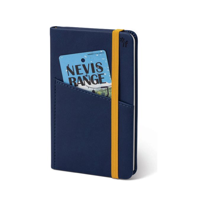 Libreta con Bolsillo Azul