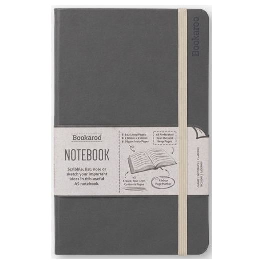 Libreta Mediana Gris