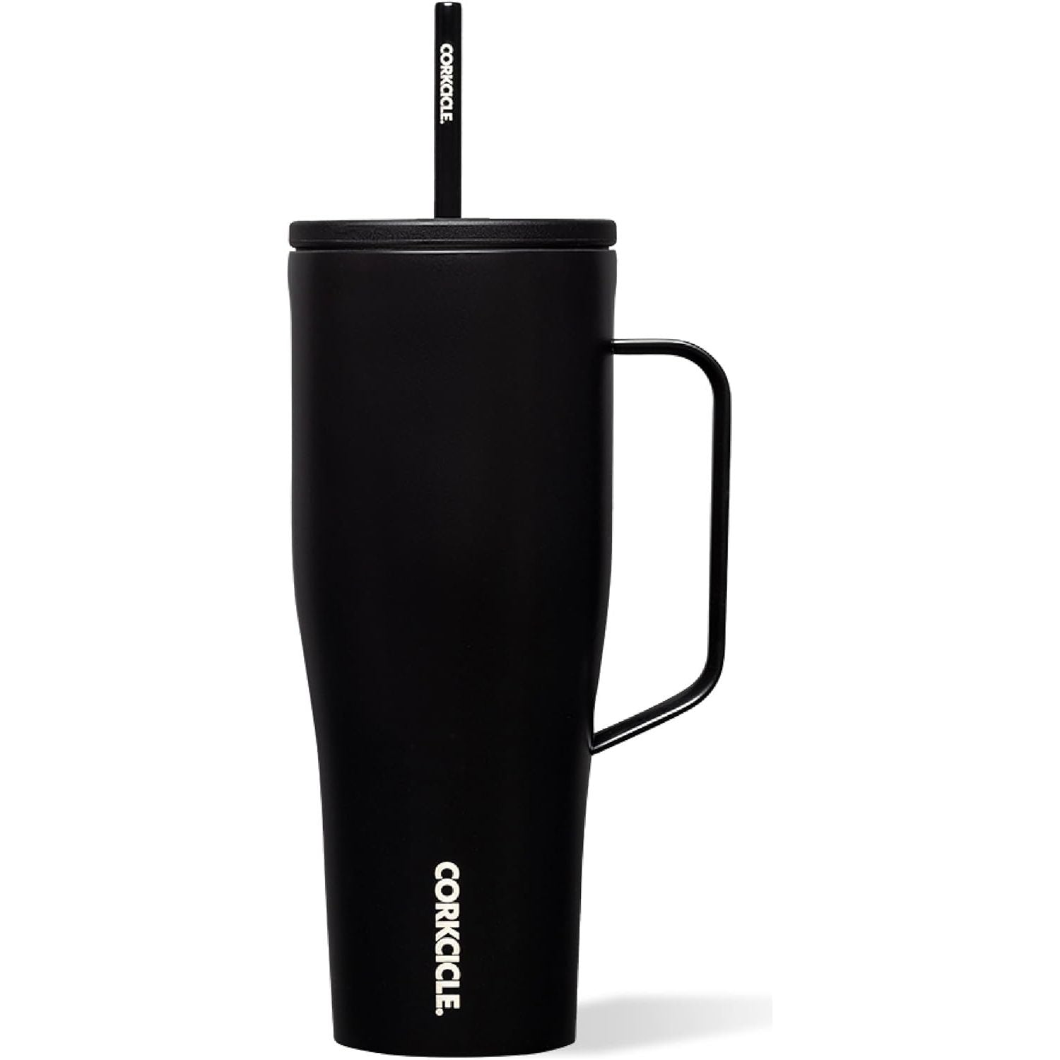 Vaso Acero Inoxidable con Bombilla Matte Negro