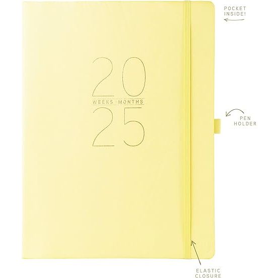 Agenda 2025 Apollo Yellow 18 Meses