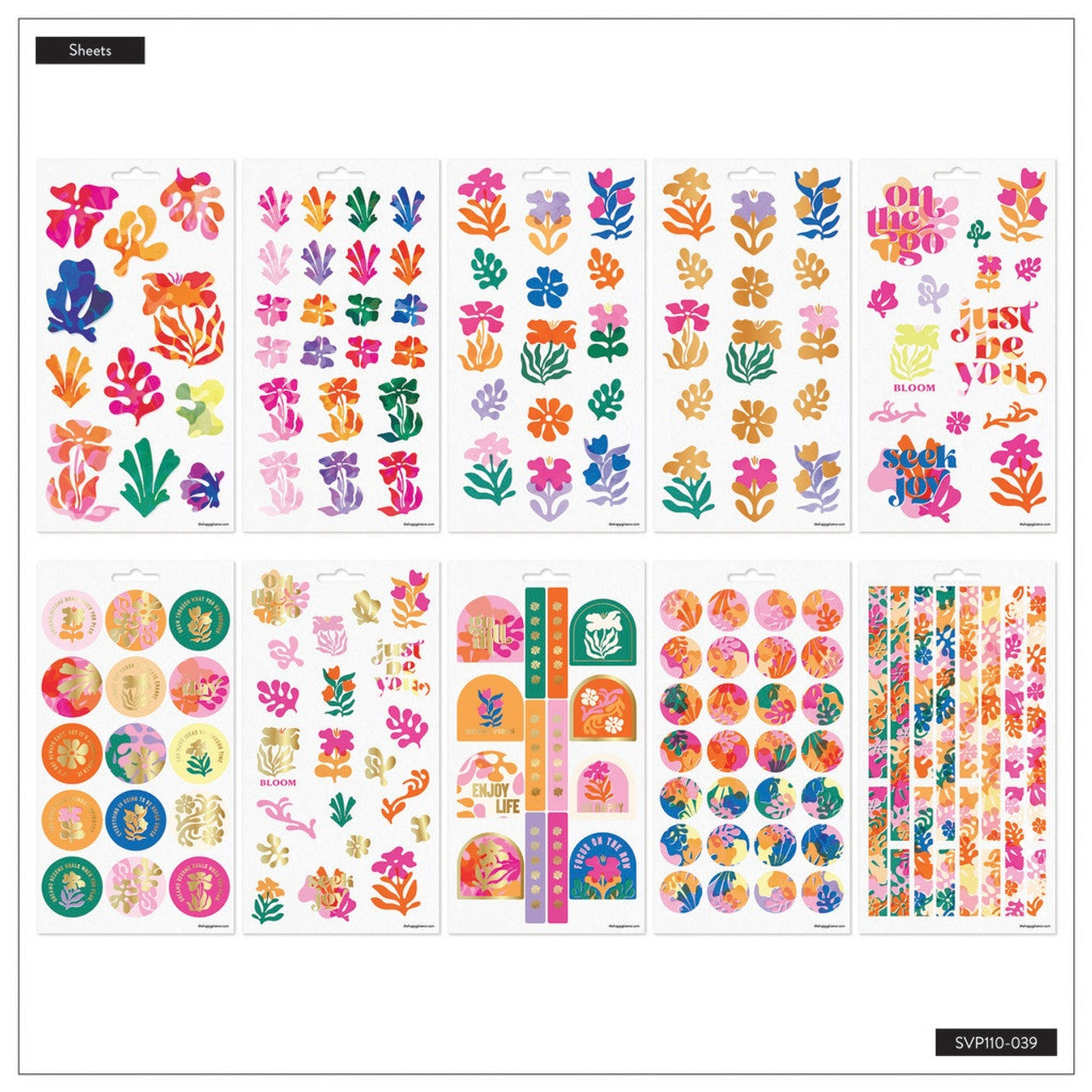 Set Stickers Vivid Tropics