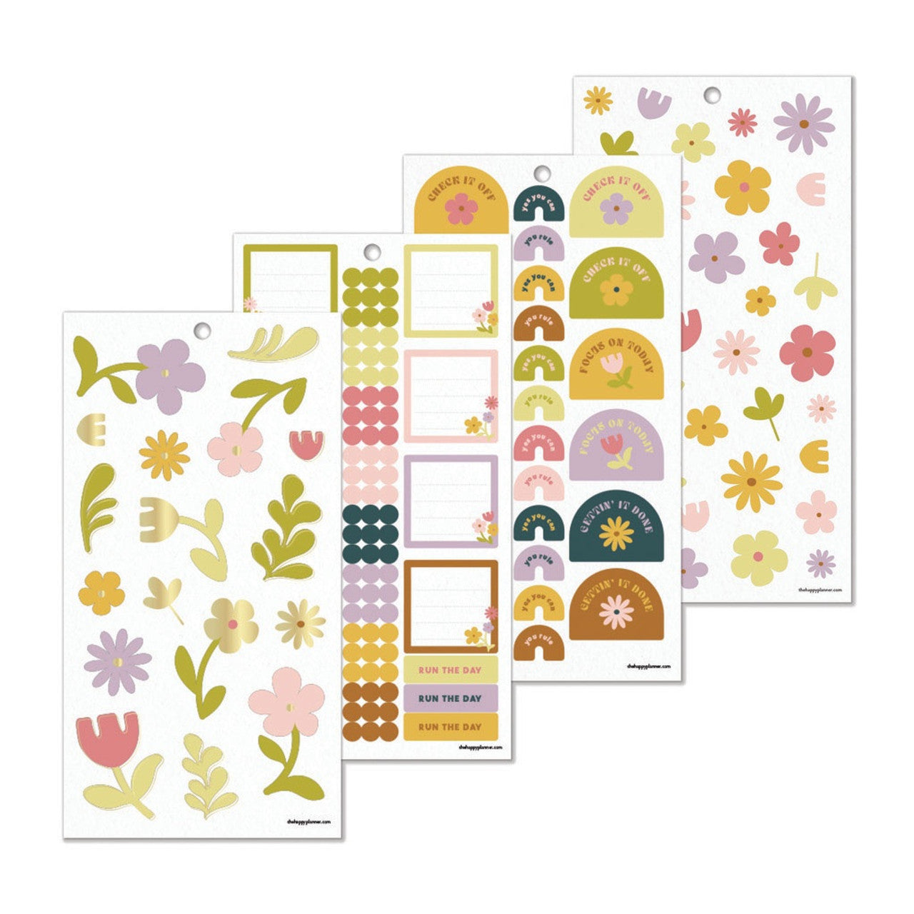 Set Stickers Floral