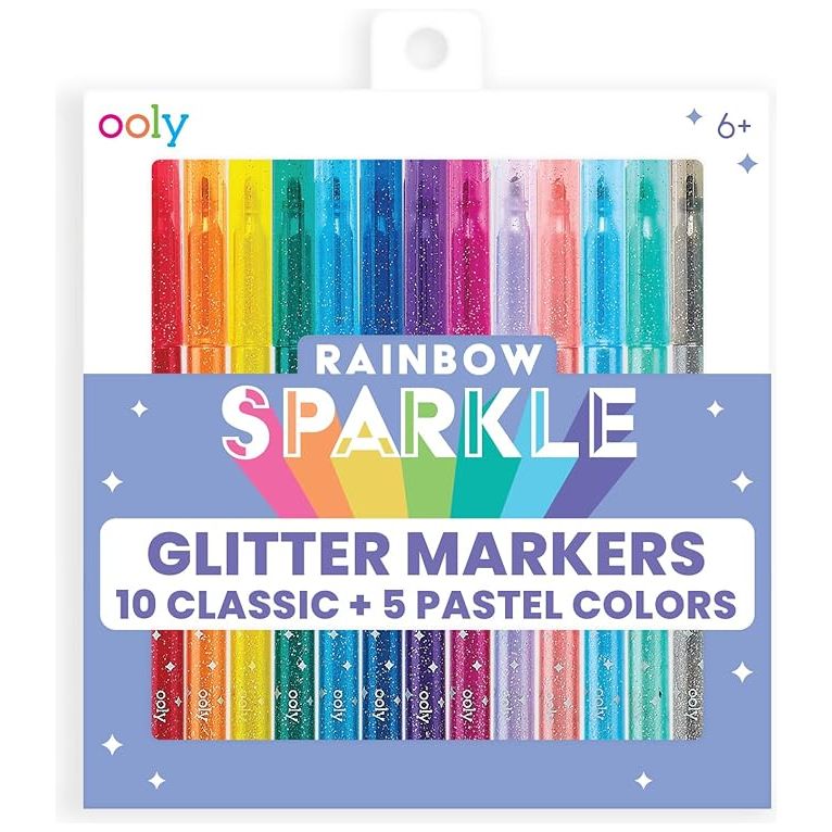 Set de 15 Marcadores Sparkle Glitter