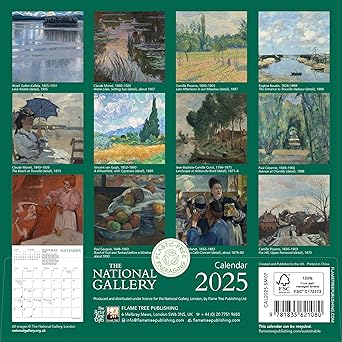 Calendario 2025 The National Gallery