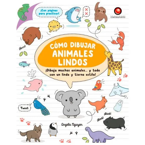 Libro Como Dibujar Animales Lindos