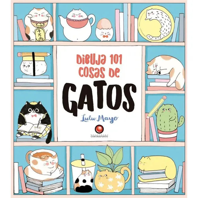 Libro Dibuja 101 Cosas de Gatos