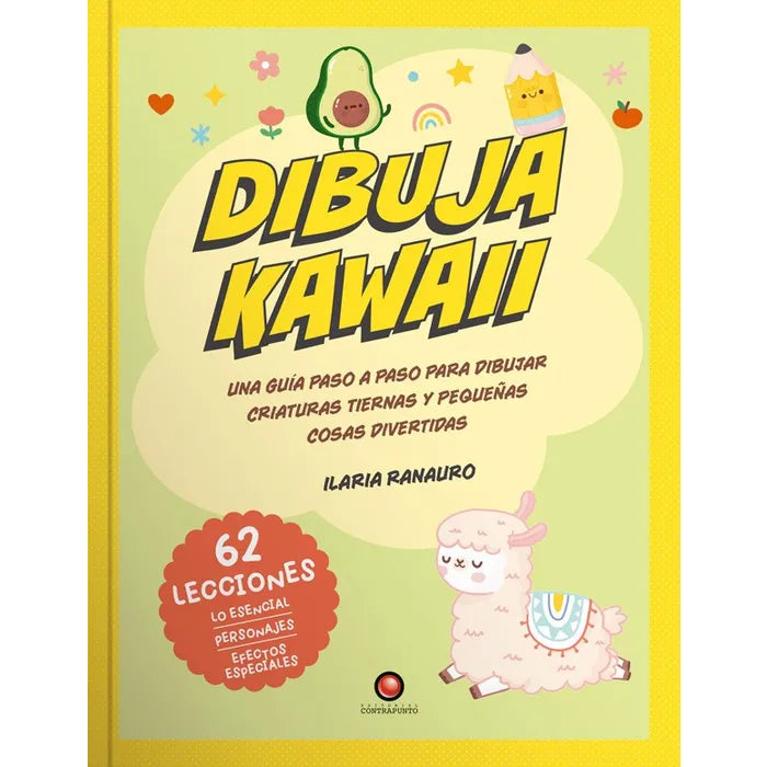 Libro Dibuja 62 Lecciones - Dibuja Kawaii