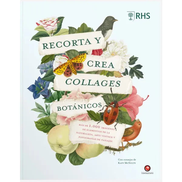 Libro de Actividades para Recortar y hacer Collage - Botánicos