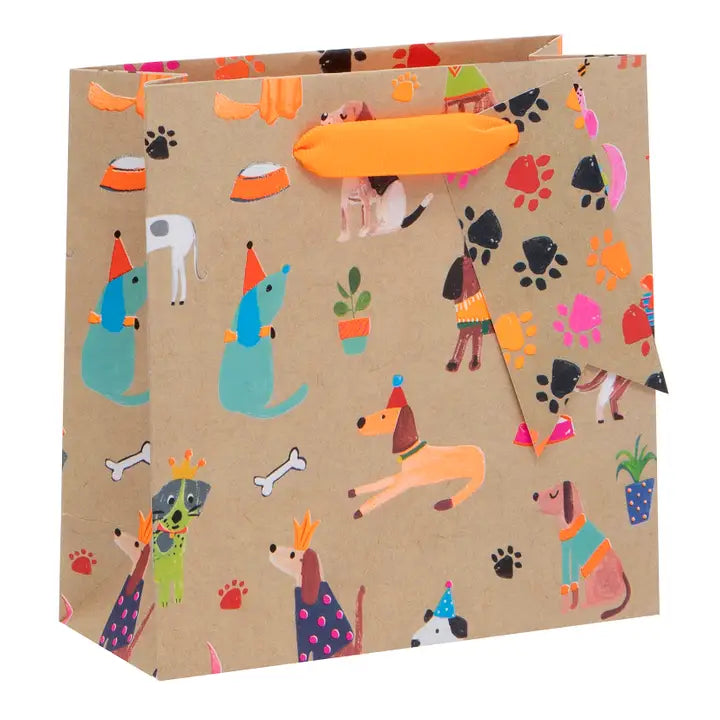 Bolsa Regalo Chica Kraft Dogs