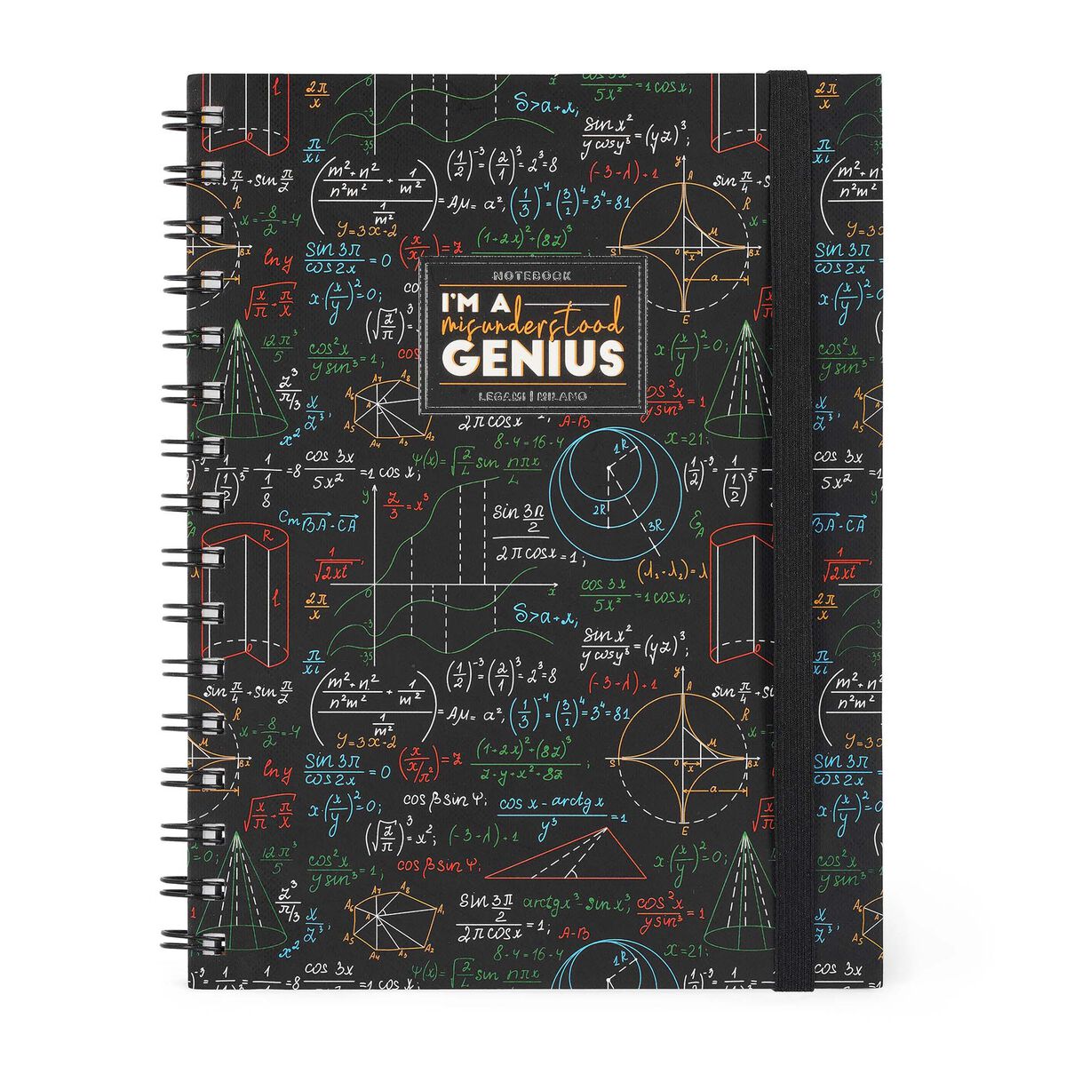 Cuaderno con Espiral Mediano Genius