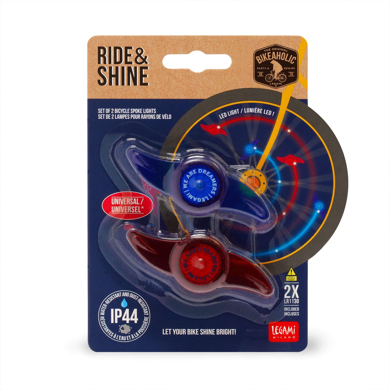 Set de 2 luces para Bicicleta Espacio