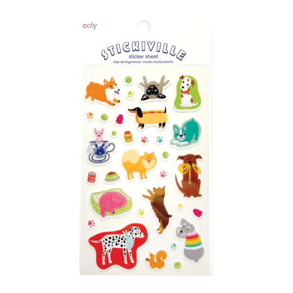 Set Stickers Dogs