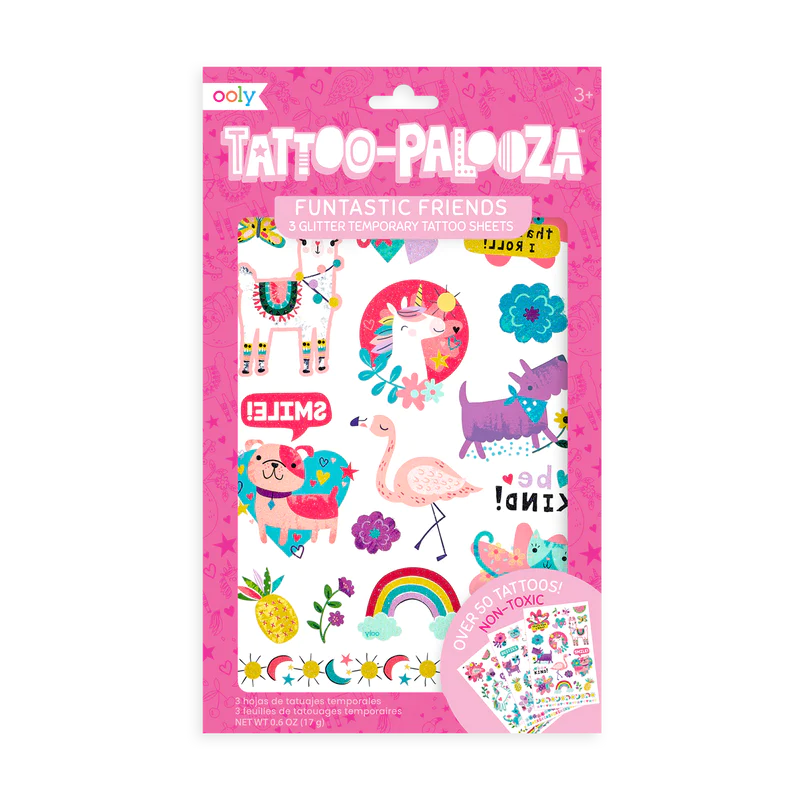 Set Tatuajes Temporales Funtastic Friends