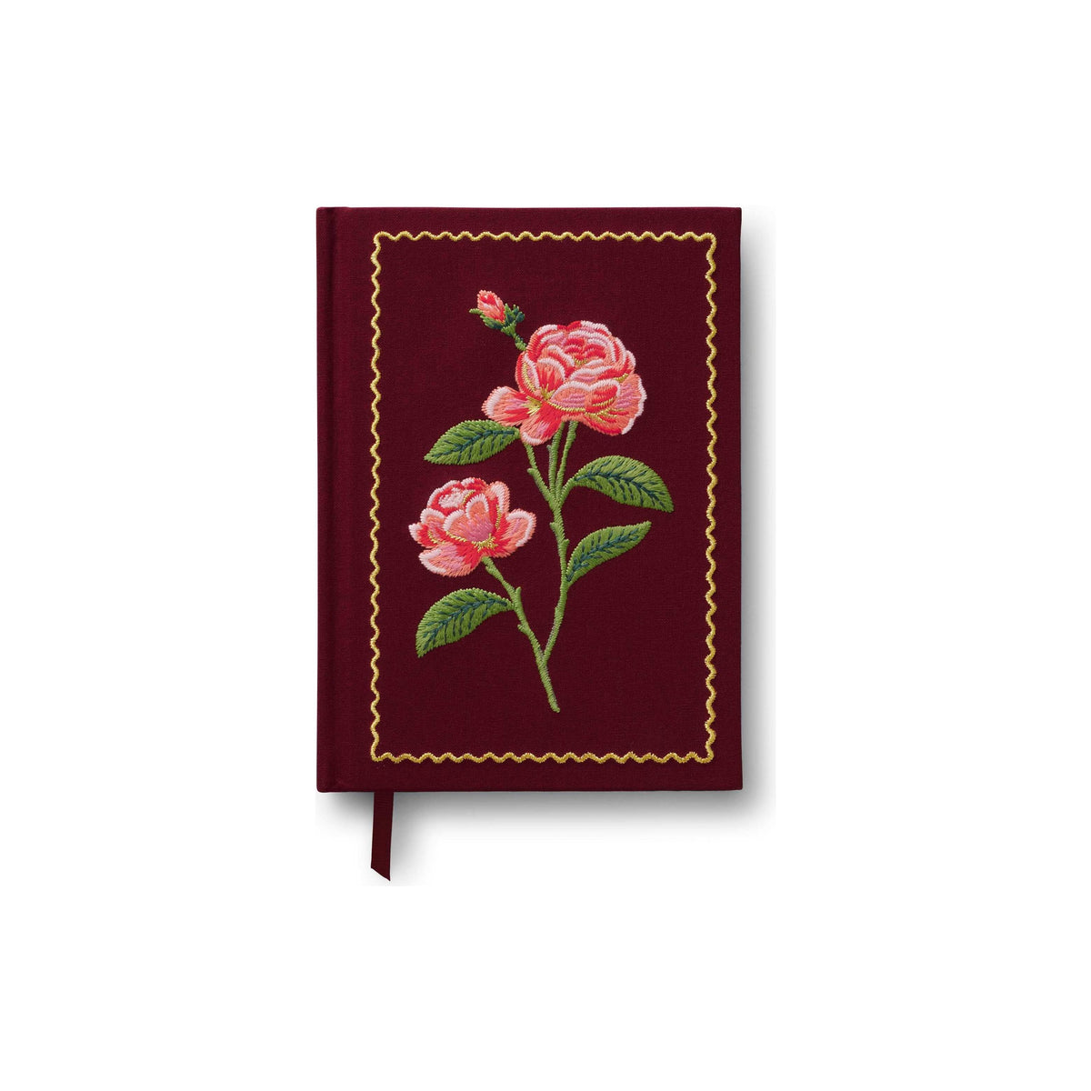 Libreta Bordada Rosas