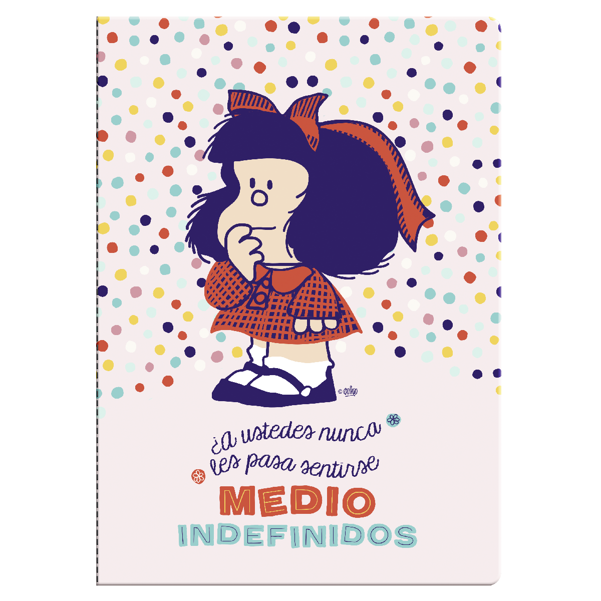 Libreta Mafalda Rosada Puntos