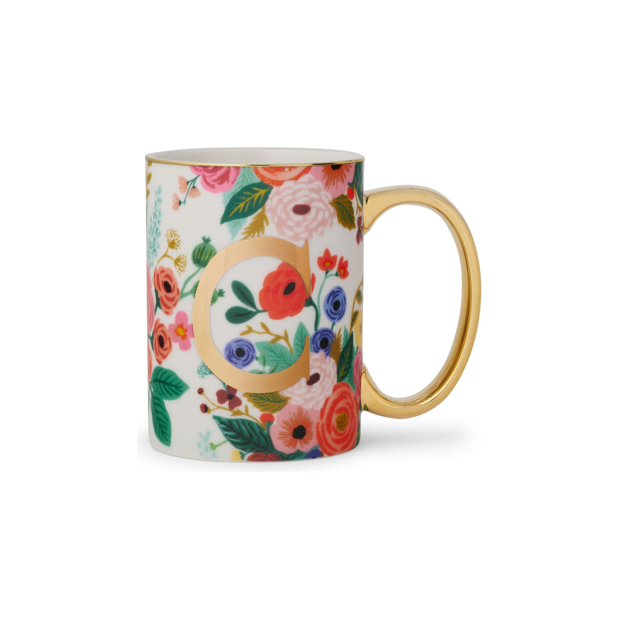 Taza Porcelana Letra C