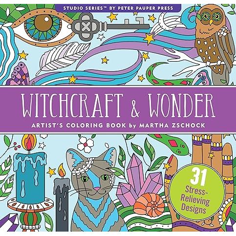 Libro para colorear Witchcraft &amp; Wonder