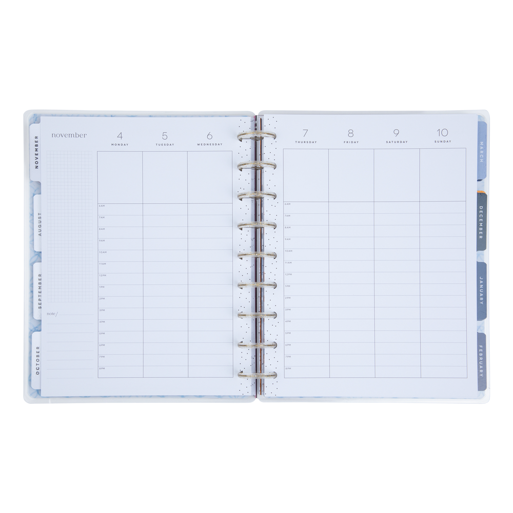 Agenda 2025 Shibori Flowers Classic 18 Meses