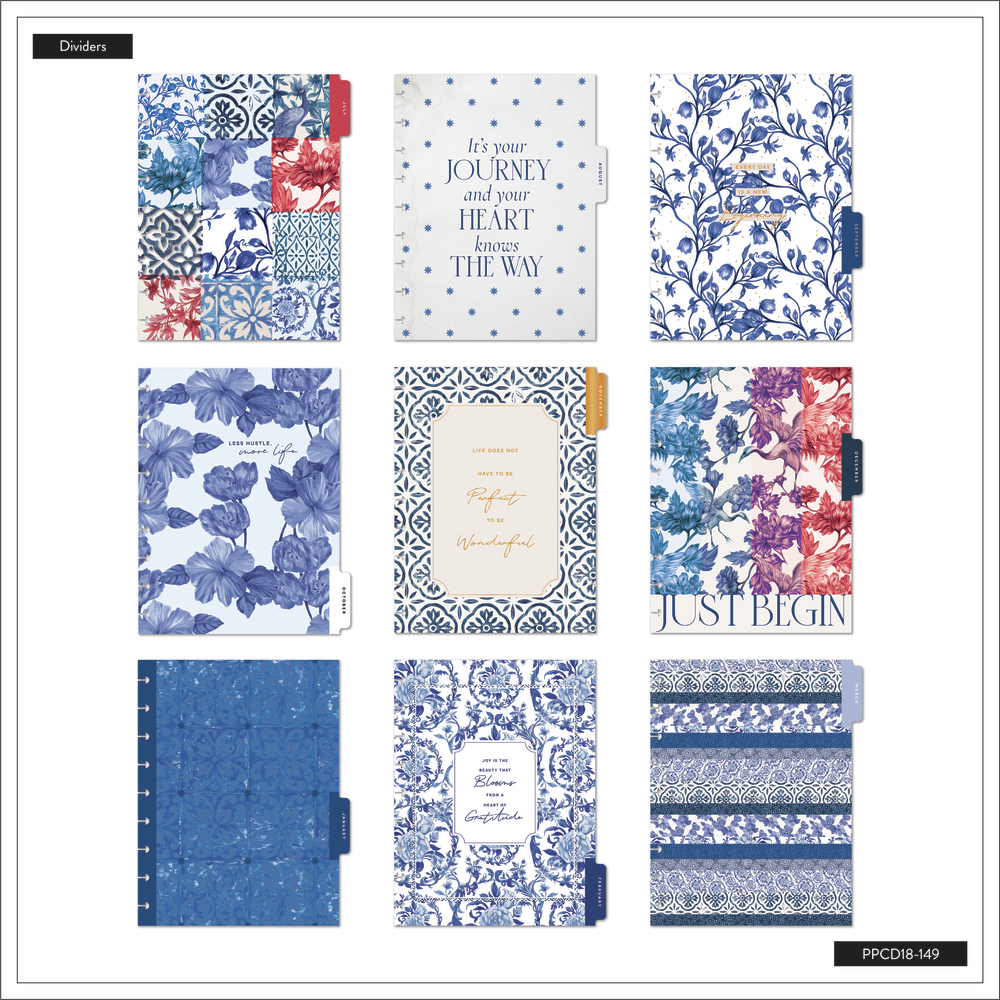 Agenda 2025 Shibori Flowers Classic 18 Meses