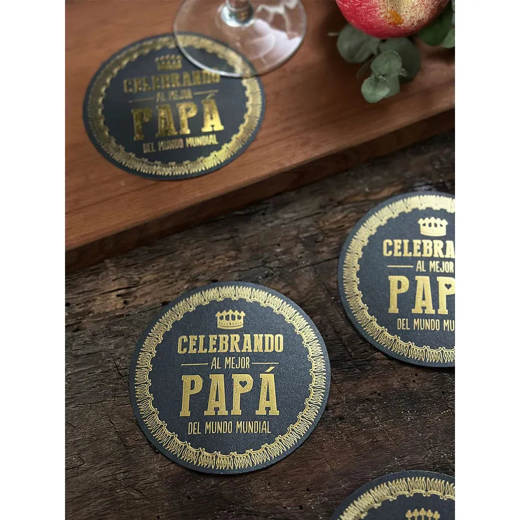 Set de 12 Posavasos Papá