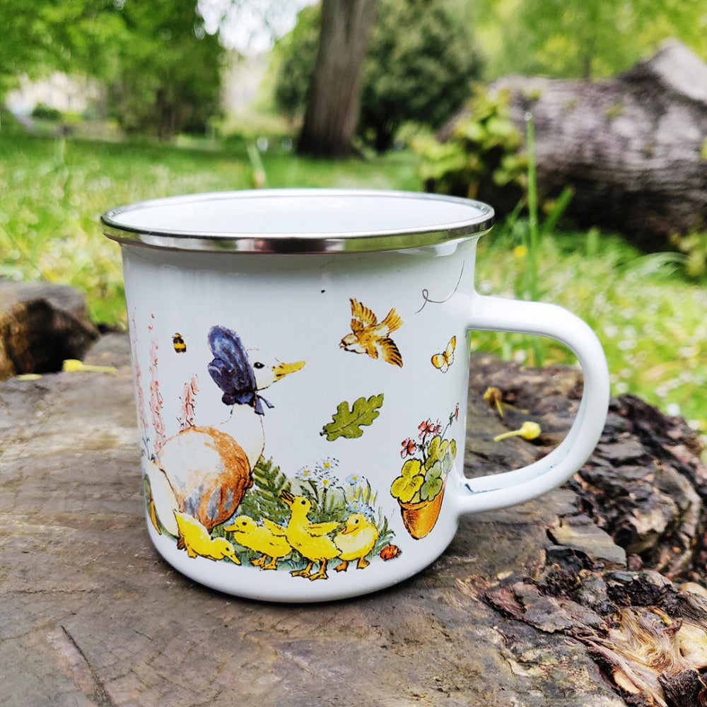 Taza Esmaltada Peter Rabbit Jemima Puddleduck