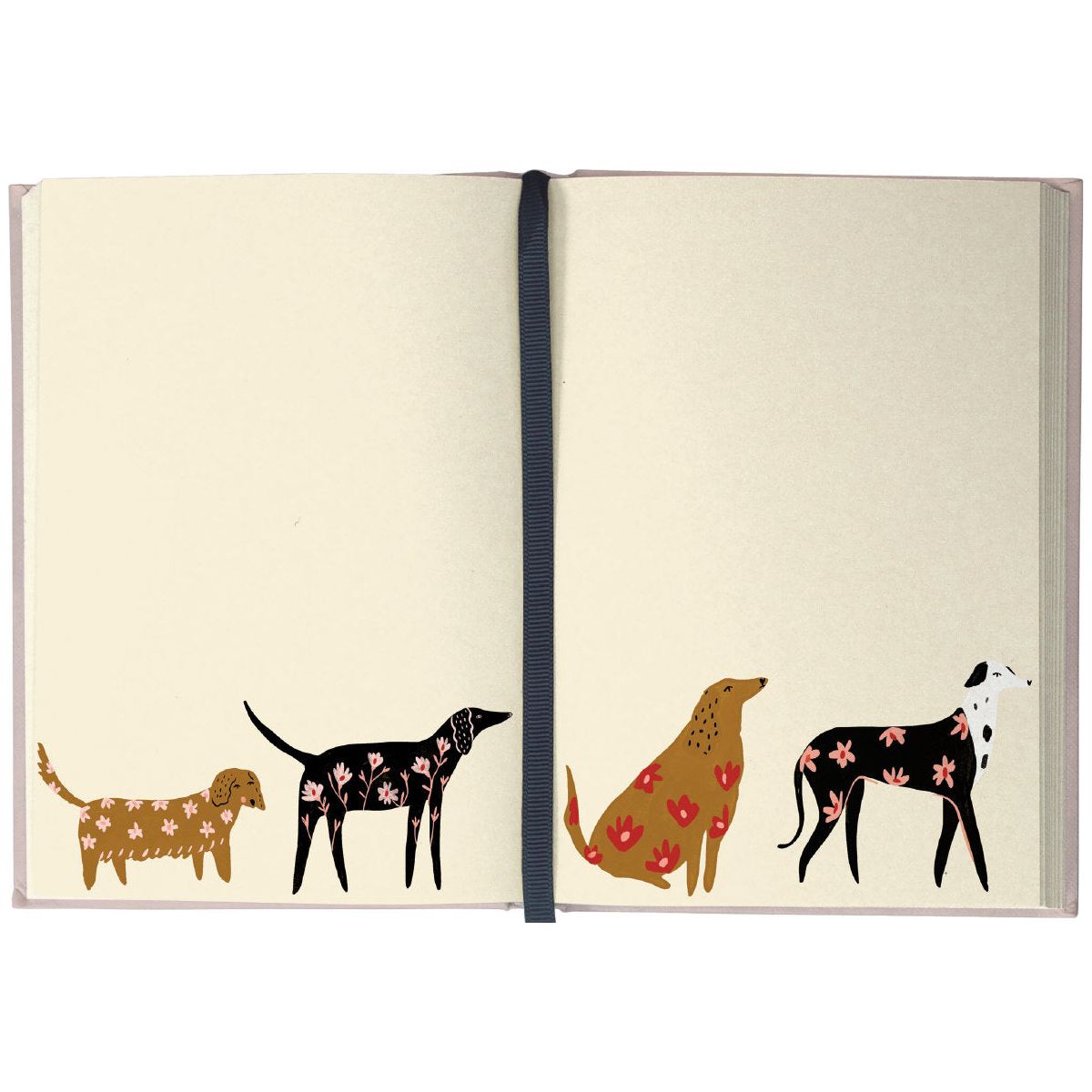 Libreta Ilustrada Cinnamon and Ginger Rosada