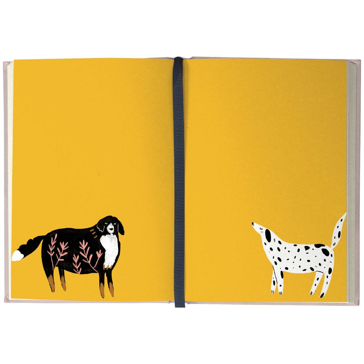 Libreta Ilustrada Cinnamon and Ginger Rosada