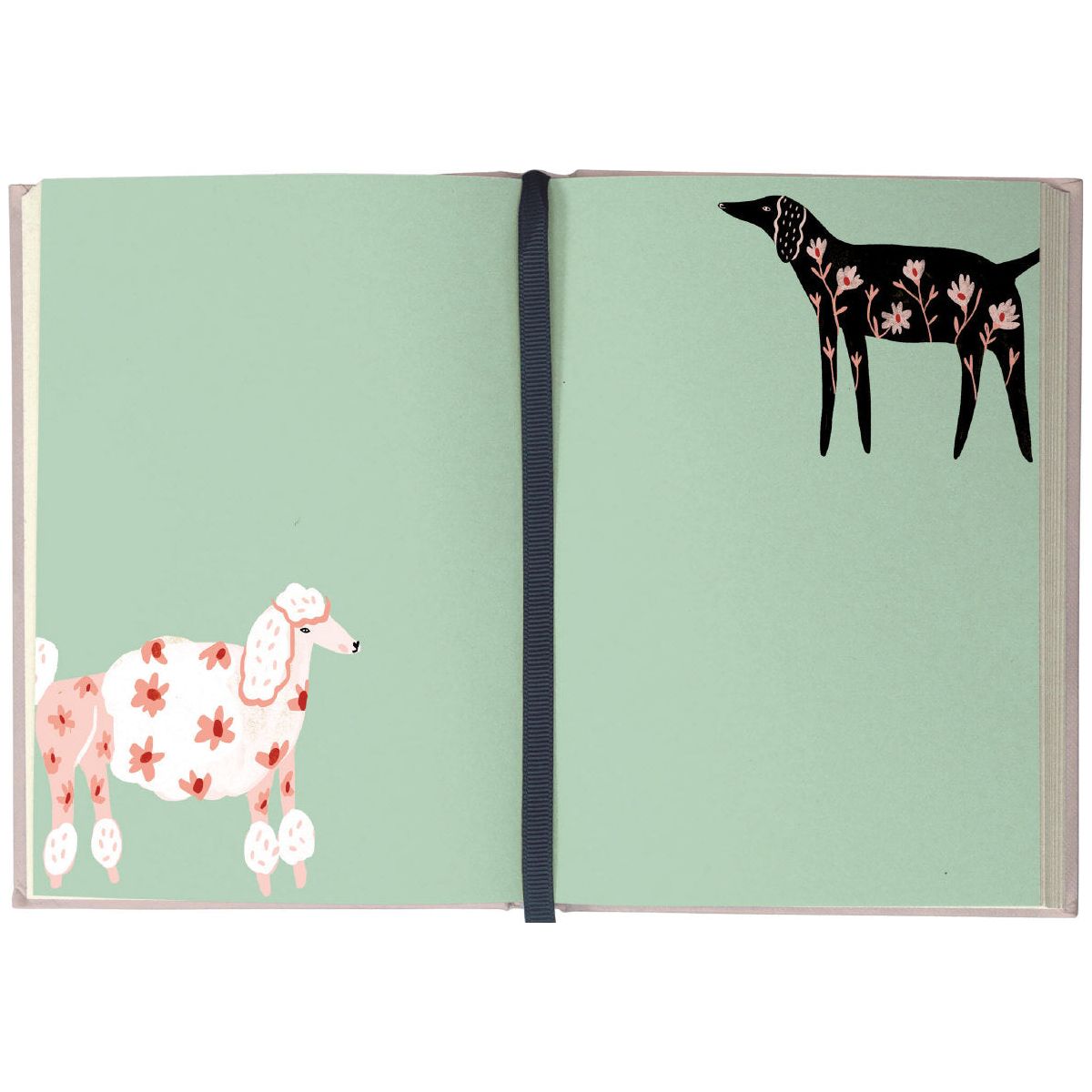 Libreta Ilustrada Cinnamon and Ginger Rosada