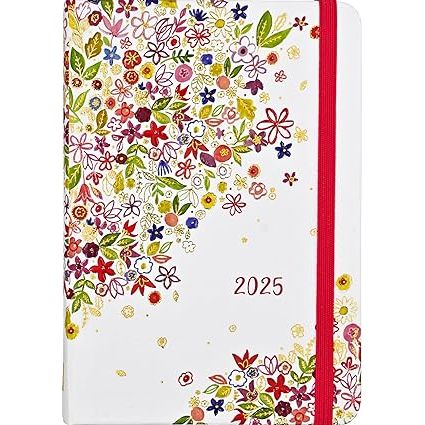 Agenda 2025 Floral Daydreams 16 Meses