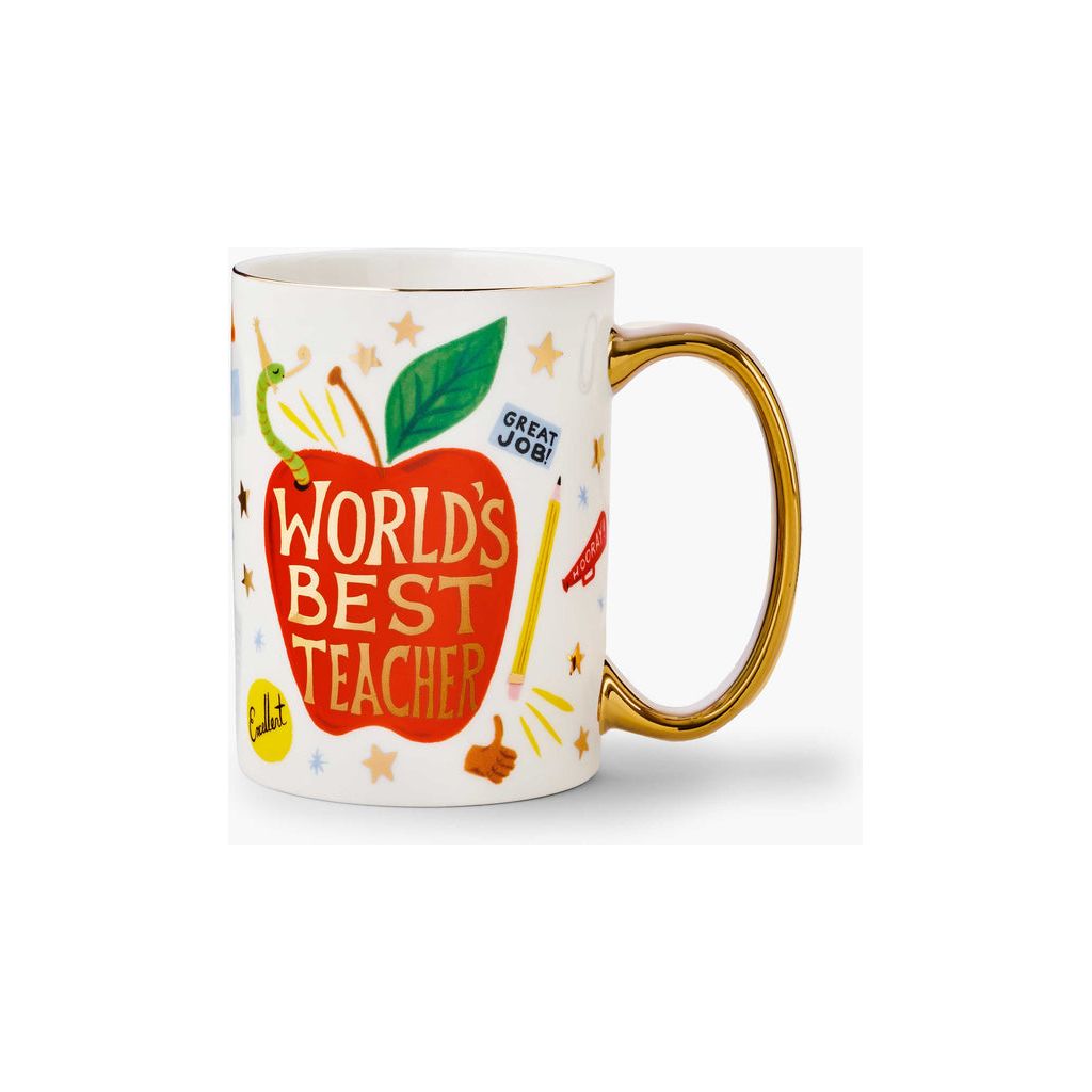 Taza Porcelana Worlds Best Teacher