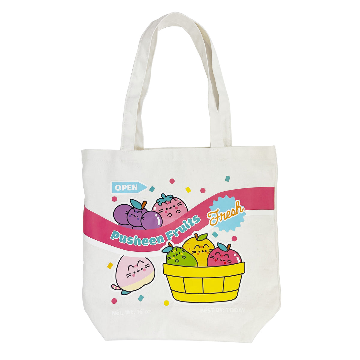 Tote Bag Pusheen Fruits