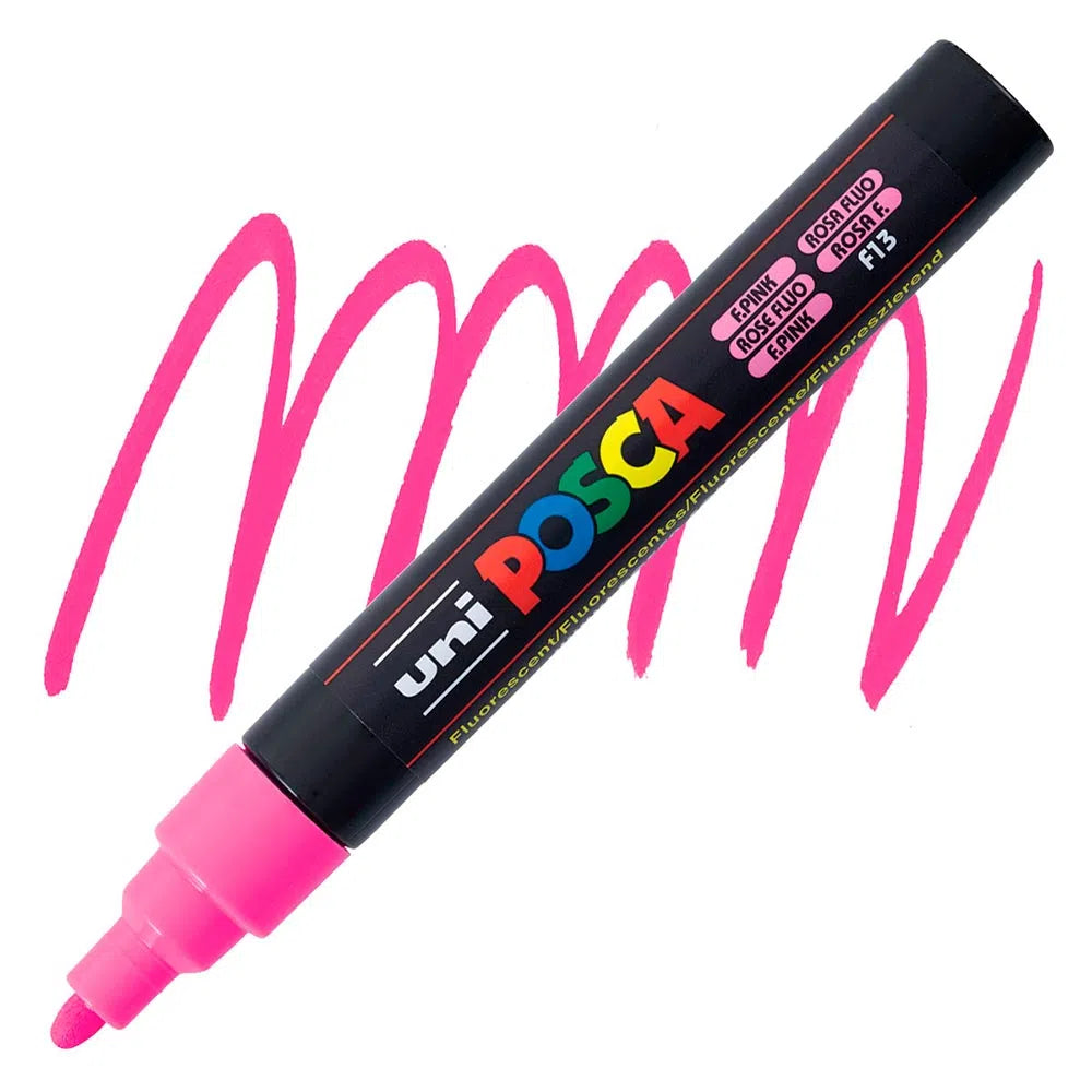 Marcador 5M Rosa Fluorescente